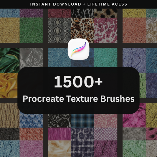 1500+ Procreate Texture Brushes